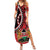 Kenya With African Shield Family Matching Summer Maxi Dress and Hawaiian Shirt - Wonder Print Shop