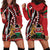 Kenya With African Shield Hoodie Dress - Wonder Print Shop