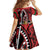 Kenya With African Shield Kid Short Sleeve Dress - Wonder Print Shop