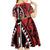 Kenya With African Shield Kid Short Sleeve Dress - Wonder Print Shop