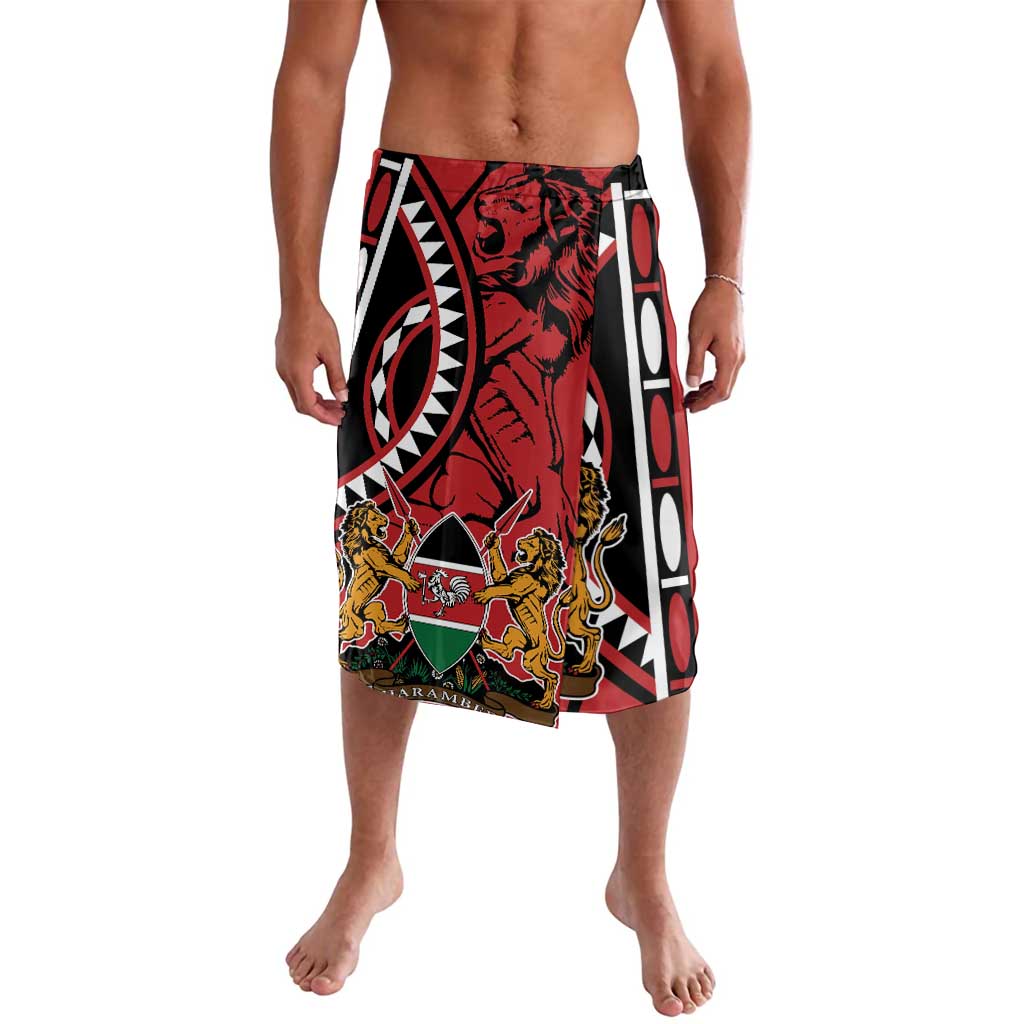 Kenya With African Shield Lavalava - Wonder Print Shop