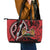 Kenya With African Shield Leather Tote Bag - Wonder Print Shop