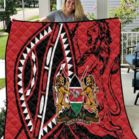 Kenya With African Shield Quilt - Wonder Print Shop
