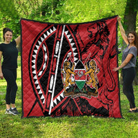 Kenya With African Shield Quilt - Wonder Print Shop