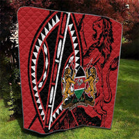 Kenya With African Shield Quilt - Wonder Print Shop