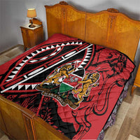 Kenya With African Shield Quilt - Wonder Print Shop