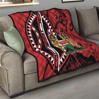 Kenya With African Shield Quilt - Wonder Print Shop