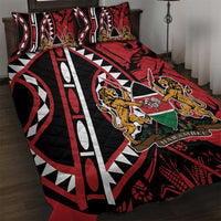 Kenya With African Shield Quilt Bed Set - Wonder Print Shop