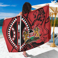 Kenya With African Shield Sarong - Wonder Print Shop