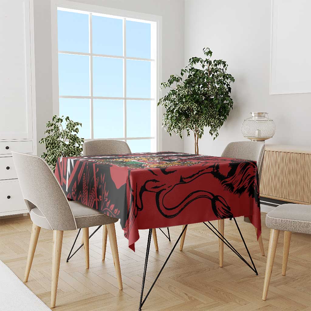 Kenya With African Shield Tablecloth - Wonder Print Shop