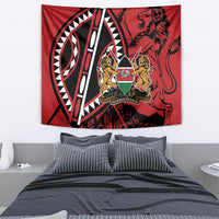 Kenya With African Shield Tapestry - Wonder Print Shop