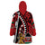 Kenya With African Shield Wearable Blanket Hoodie - Wonder Print Shop