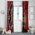 Kenya With African Shield Window Curtain - Wonder Print Shop
