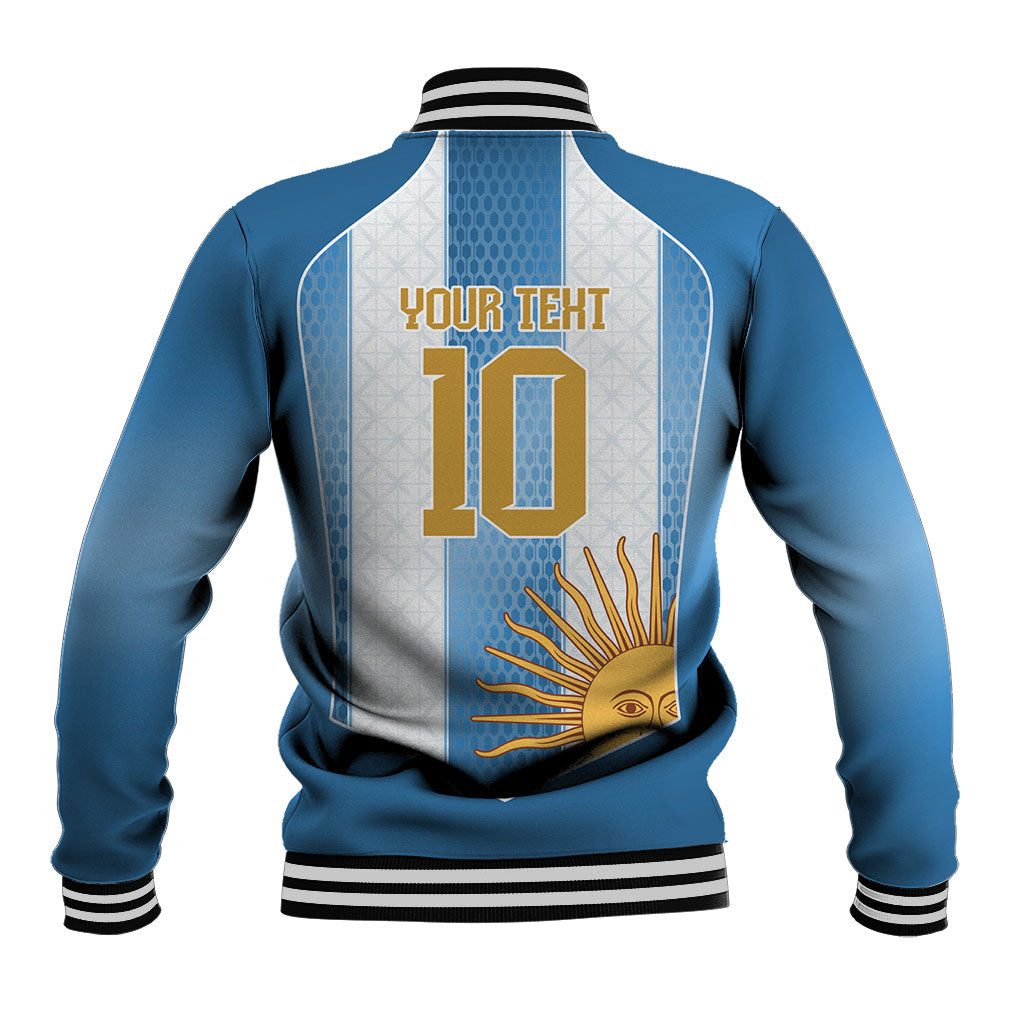 Argentina Campeones del Mundo 2026 Custom Baseball Jacket Albiceleste  Fourth Star Retro Style