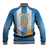 Argentina Campeones del Mundo 2026 Custom Baseball Jacket Albiceleste  Fourth Star Retro Style