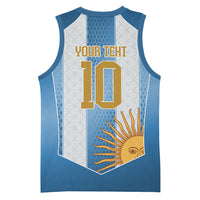Argentina Campeones del Mundo 2026 Custom Basketball Jersey Albiceleste  Fourth Star Retro Style