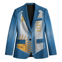 Argentina Campeones del Mundo 2026 Custom Blazer Albiceleste  Fourth Star Retro Style