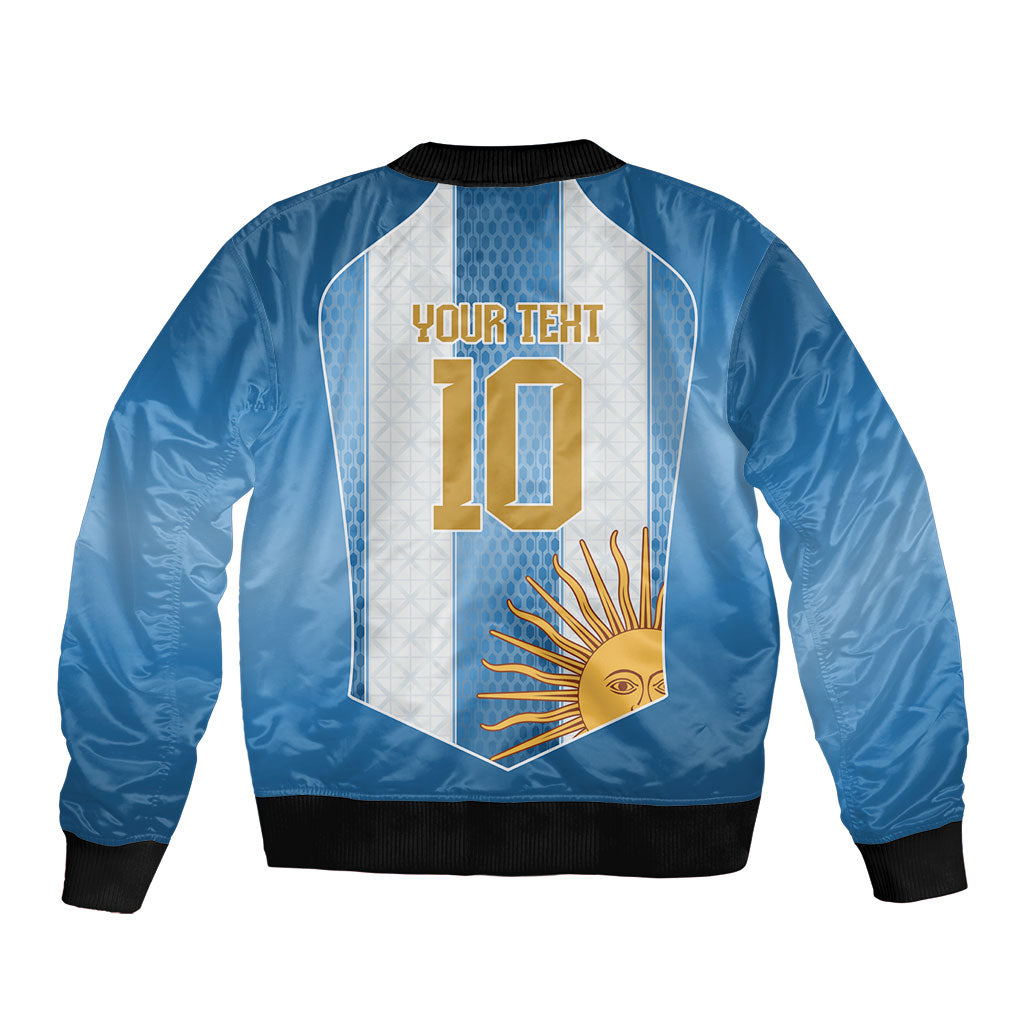 Argentina Campeones del Mundo 2026 Custom Bomber Jacket Albiceleste  Fourth Star Retro Style