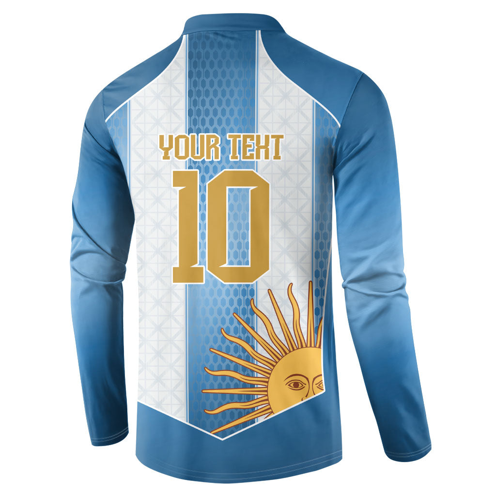 Argentina Campeones del Mundo 2026 Custom Button Sweatshirt Albiceleste  Fourth Star Retro Style