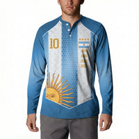 Argentina Campeones del Mundo 2026 Custom Button Sweatshirt Albiceleste  Fourth Star Retro Style