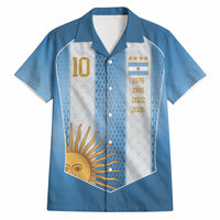 Argentina Campeones del Mundo 2026 Custom Hawaiian Shirt Albiceleste  Fourth Star Retro Style
