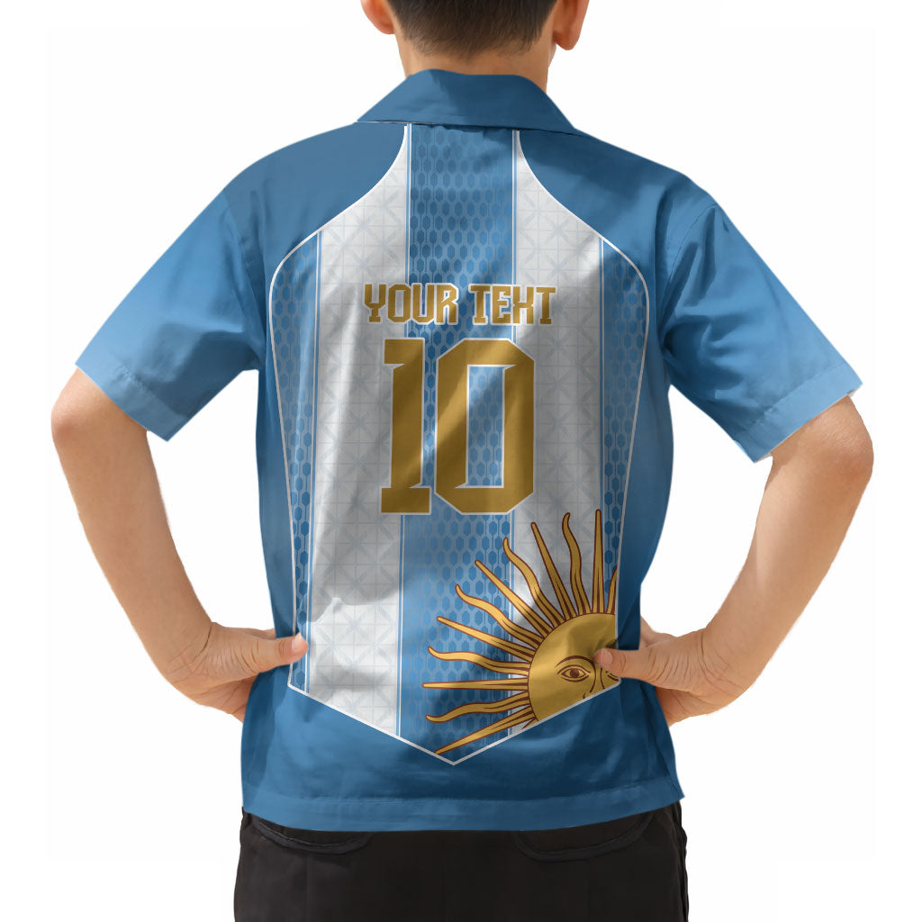 Argentina Campeones del Mundo 2026 Custom Hawaiian Shirt Albiceleste  Fourth Star Retro Style