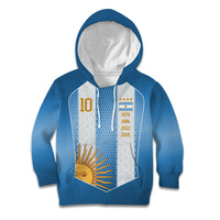 Argentina Campeones del Mundo 2026 Custom Kid Hoodie Albiceleste  Fourth Star Retro Style