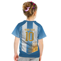 Argentina Campeones del Mundo 2026 Custom Kid T Shirt Albiceleste  Fourth Star Retro Style