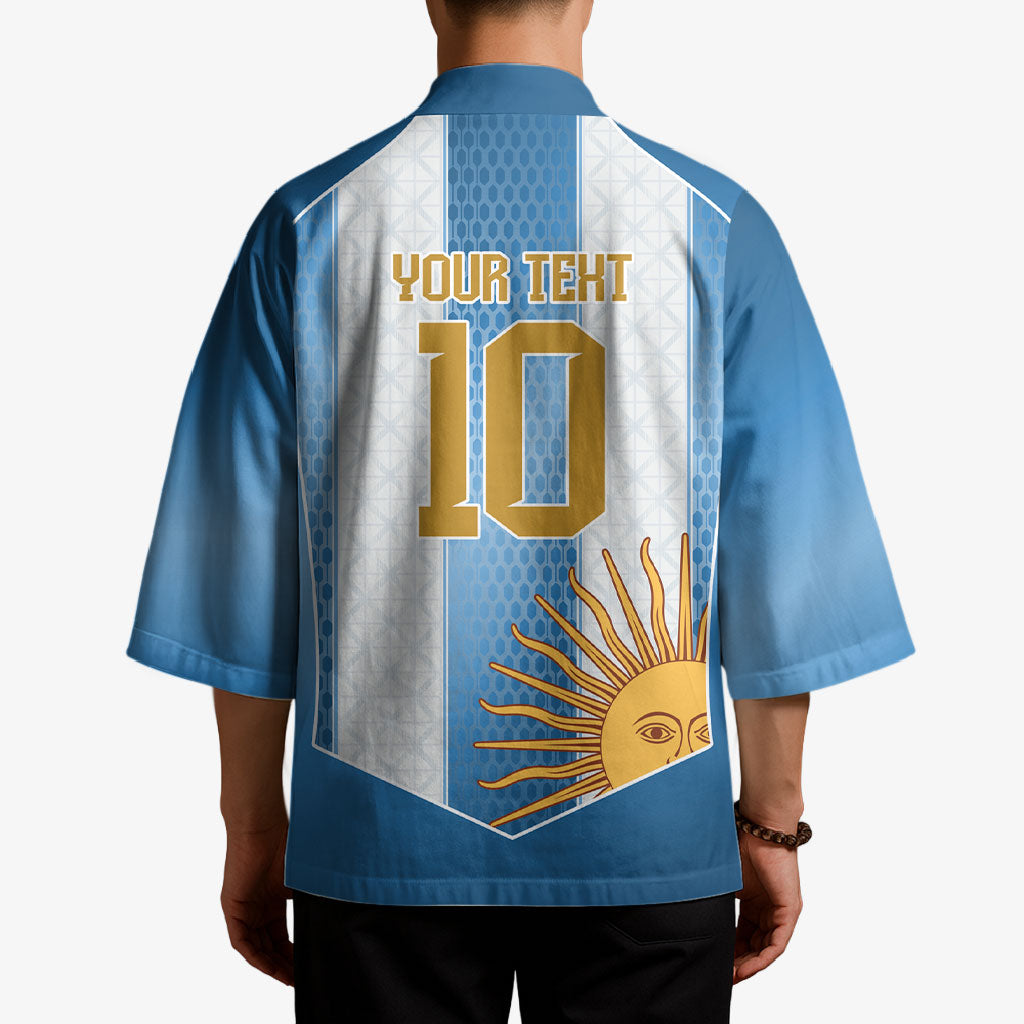 Argentina Campeones del Mundo 2026 Custom Kimono Albiceleste  Fourth Star Retro Style