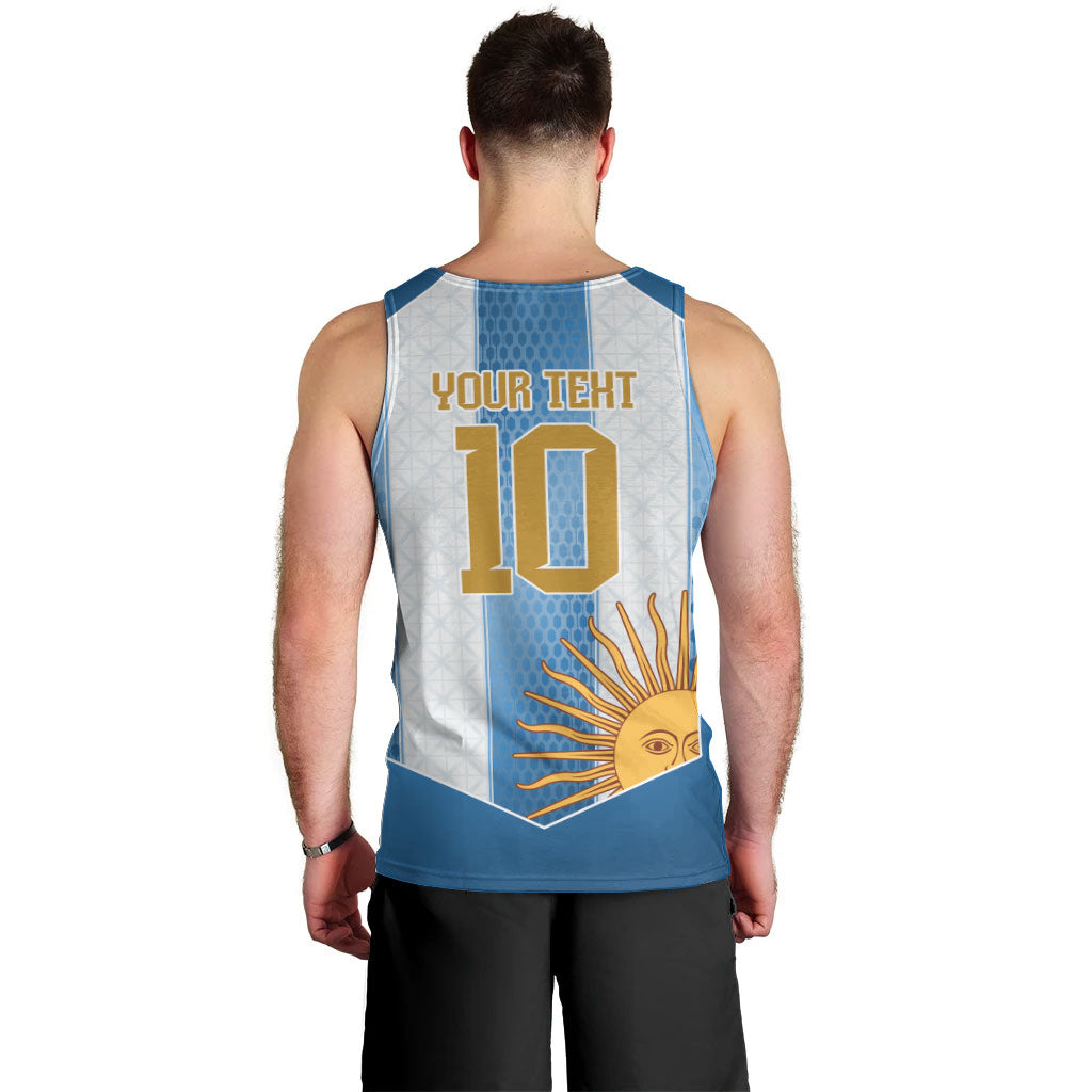 Argentina Campeones del Mundo 2026 Custom Men Tank Top Albiceleste  Fourth Star Retro Style
