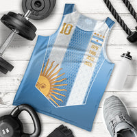 Argentina Campeones del Mundo 2026 Custom Men Tank Top Albiceleste  Fourth Star Retro Style
