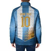 Argentina Campeones del Mundo 2026 Custom Padded Jacket Albiceleste  Fourth Star Retro Style