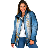 Argentina Campeones del Mundo 2026 Custom Padded Jacket Albiceleste  Fourth Star Retro Style