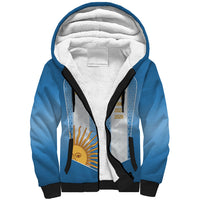 Argentina Campeones del Mundo 2026 Custom Sherpa Hoodie Albiceleste  Fourth Star Retro Style