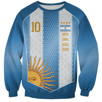 Argentina Campeones del Mundo 2026 Custom Sweatshirt Albiceleste  Fourth Star Retro Style