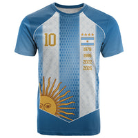 Argentina Campeones del Mundo 2026 Custom T Shirt Albiceleste  Fourth Star Retro Style