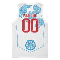England World Champions 2026 Custom Basketball Jersey Three Lions Second Star Retro Style