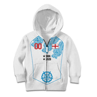 England World Champions 2026 Custom Kid Hoodie Three Lions Second Star Retro Style
