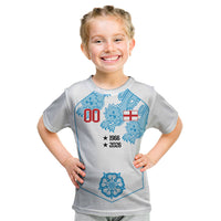 England World Champions 2026 Custom Kid T Shirt Three Lions Second Star Retro Style