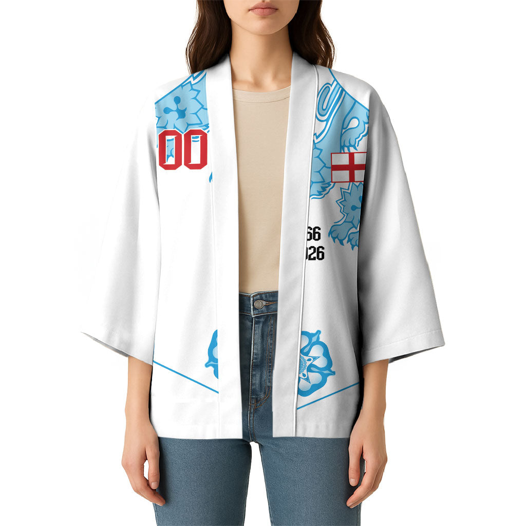England World Champions 2026 Custom Kimono Three Lions Second Star Retro Style