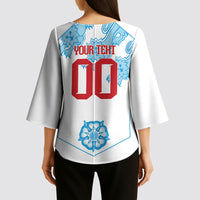 England World Champions 2026 Custom Kimono Sleeve Blouse Three Lions Second Star Retro Style
