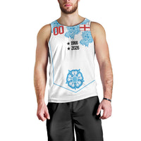 England World Champions 2026 Custom Men Tank Top Three Lions Second Star Retro Style