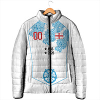 England World Champions 2026 Custom Padded Jacket Three Lions Second Star Retro Style