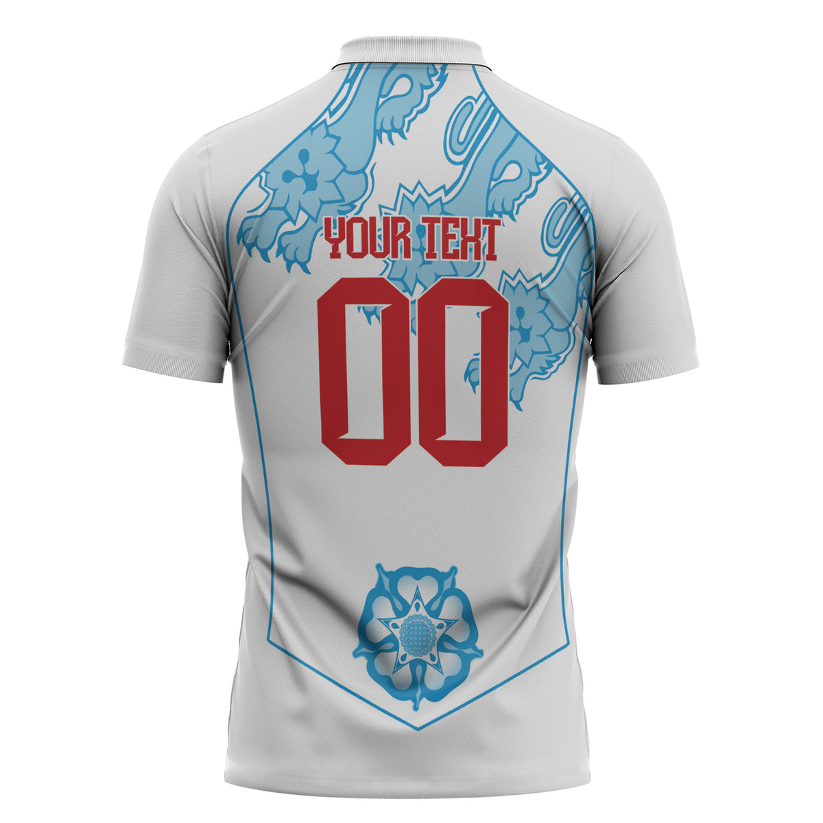 England World Champions 2026 Custom Zipper Polo Shirt Three Lions Second Star Retro Style