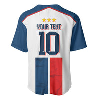 France Champion du Monde 2026 Custom Baseball Jersey Allez les Bleus