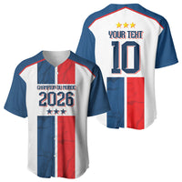 France Champion du Monde 2026 Custom Baseball Jersey Allez les Bleus