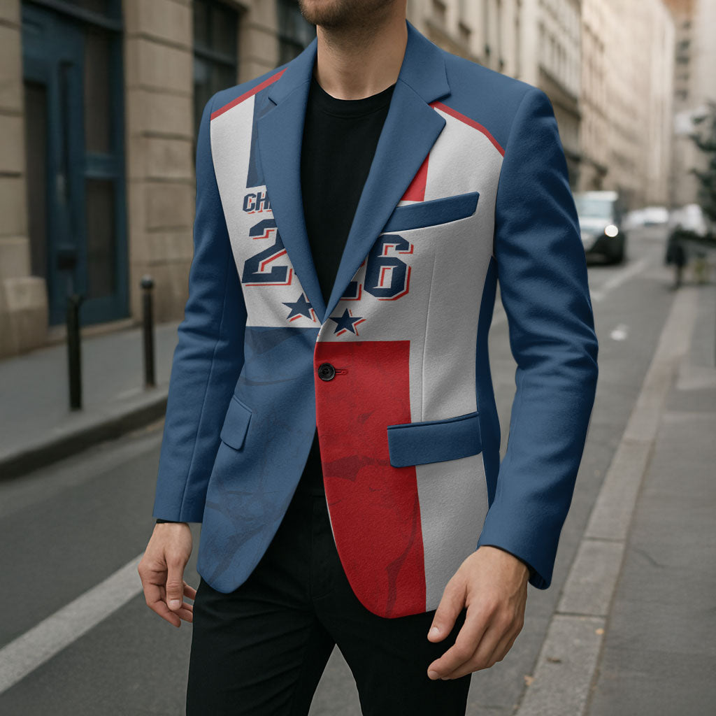 France Champion du Monde 2026 Custom Blazer Allez les Bleus