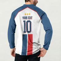 France Champion du Monde 2026 Custom Button Sweatshirt Allez les Bleus