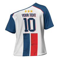 France Champion du Monde 2026 Custom Cross Shoulder Shirt Allez les Bleus
