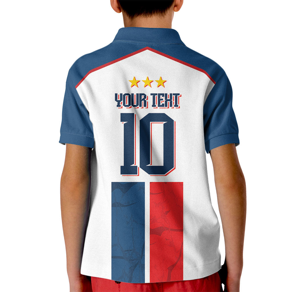 France Champion du Monde 2026 Custom Kid Polo Shirt Allez les Bleus